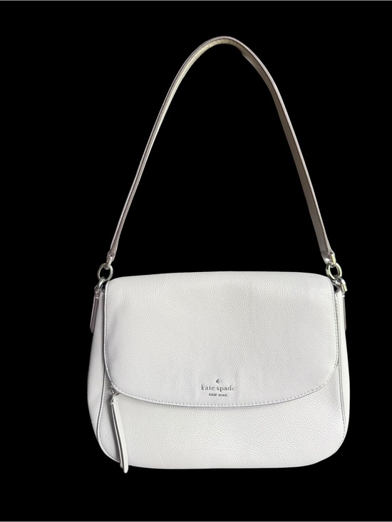 kate spade Handbags - kate spade Soft Gray Pebbled Leather Shoulder Bag